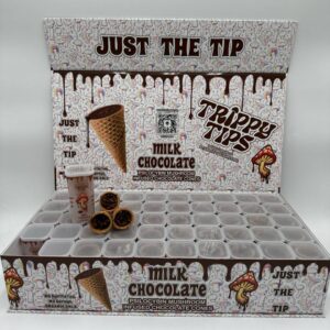 Trippy Tips Milk Chocolate Cones