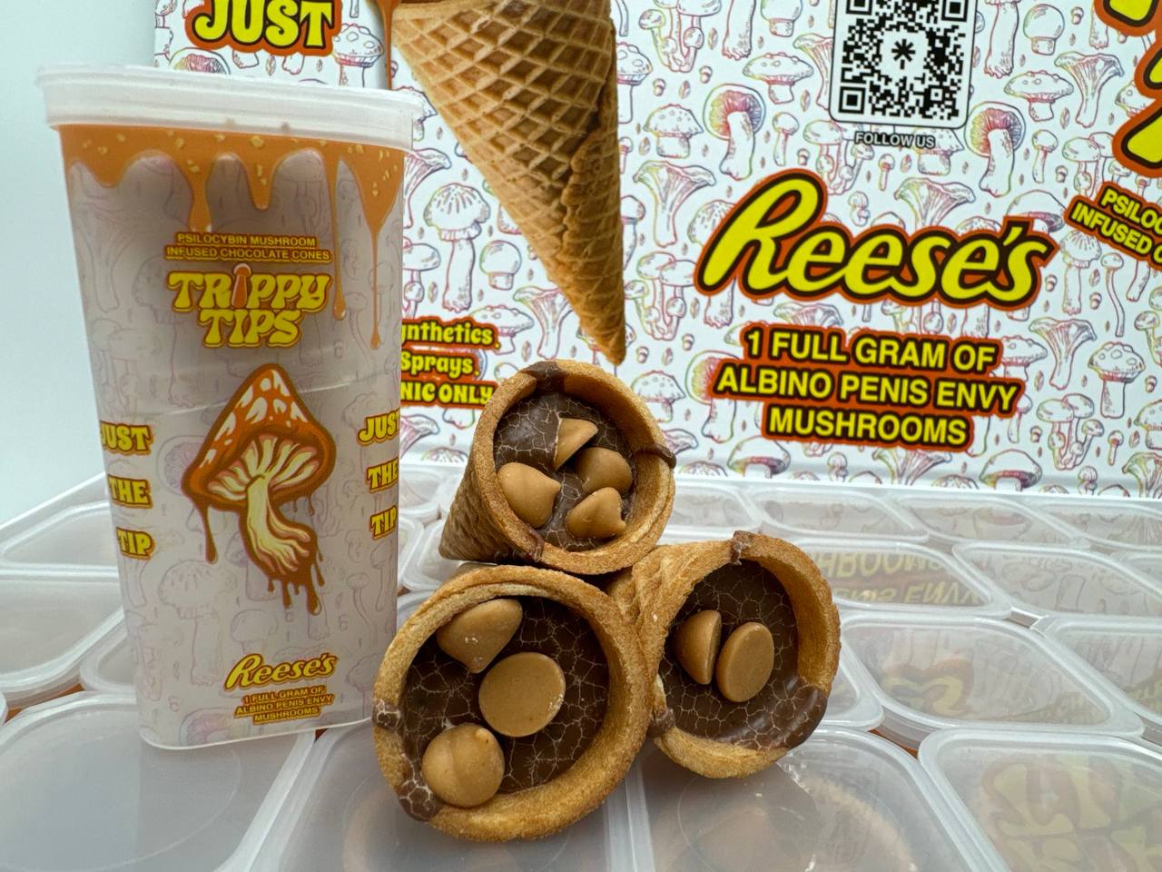 Trippy Tips Reeses Cones