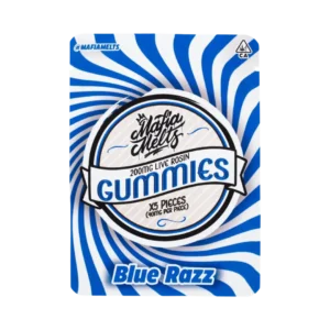 Mafia Melts Blue Razz Gummies