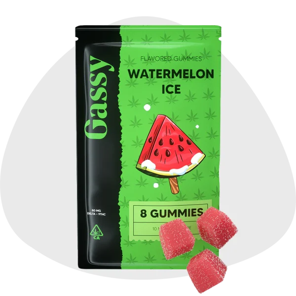 Gassy Watermelon Ice Gummies